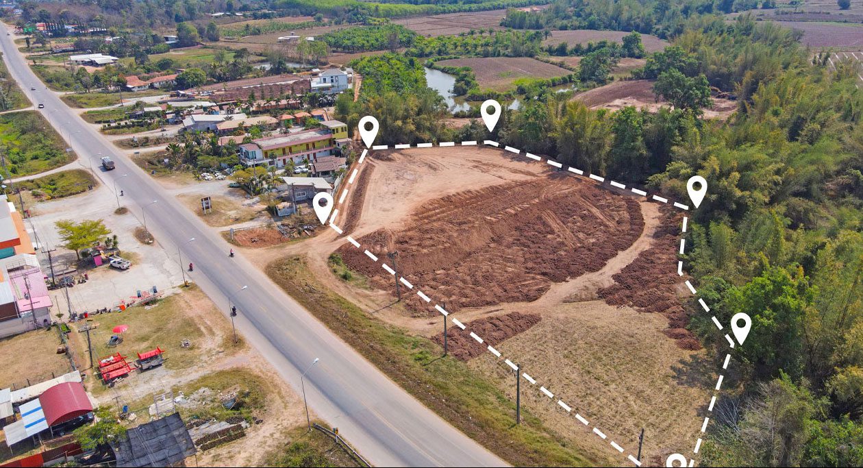 Professional cadastral surveying for legal property boundary definition in the Okanagan, BC, performed by licensed land surveyors at Runnalls Denby.